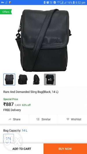 Brand new pack of leather bag worth Rs 887/- Get