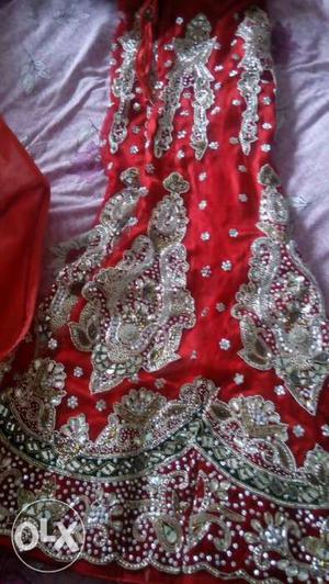Bridal lehenga for sale.. brought from one of the