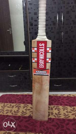 Brown And Red Gray-Nicolls Cricket Bat