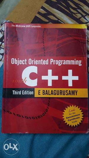 C++,C plus plus by E balagurusamy/balaguruswami