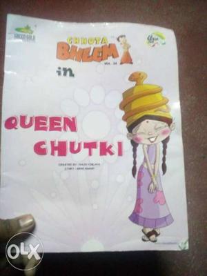 Chotta Bheem original Queen Chutki comic book as