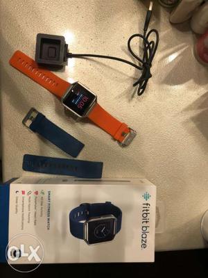 Fitbit Blaze only 7 months old With Box bill and all