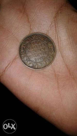 History Coins  One Quarter Anna