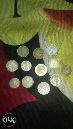 Indian Old Coin Collections + One Other Coin