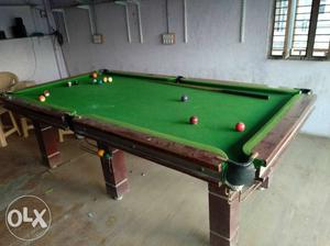 Its one pool table and one snooker table and if u