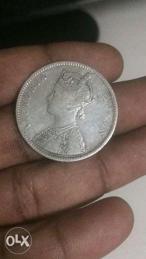OLD 11.6 gram silver coin of british rule