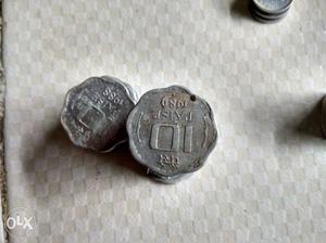 Old coins bunch
