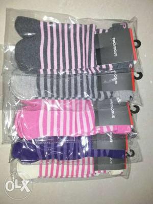 Pack of 5 girls thumb socks