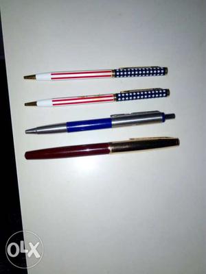 Parker hero and two usa made ordinary pen ideal