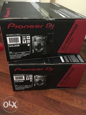 Pioneer CDJ  NXS2 pair for sell in a discount
