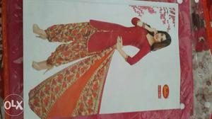 Red And Brown Sari Dress Pack