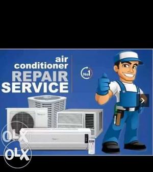 Repairing of ac and fridge and installation of ac