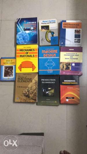 Standard reference books of Mec. Engg.