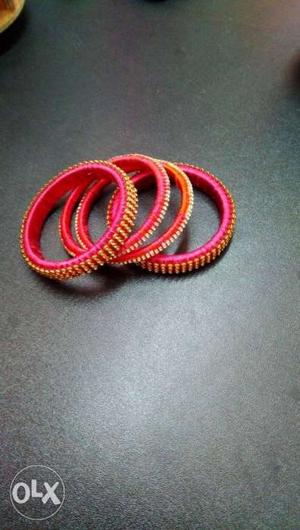 Thread bangles for low price fresh pieces