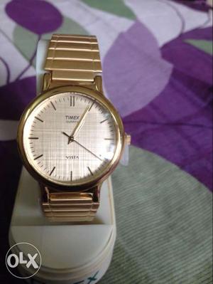 Timex Vista Gold colour wrist watch