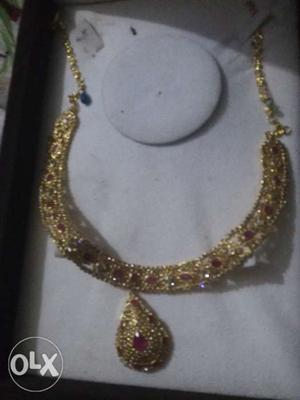 Uncut diamond necklacepurchased from malabar gold