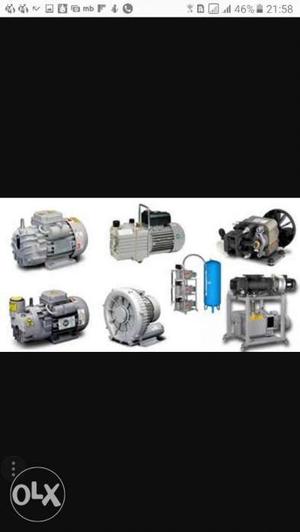 Vacuum pumps and blowers for industrial