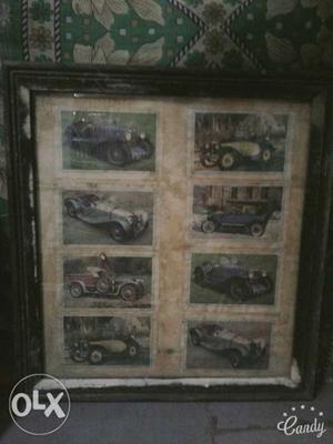Vintage car frame