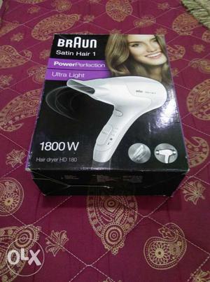 White Braun Satin Hair 1 Ultra Light Box