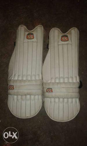 White SS Cricket Pads