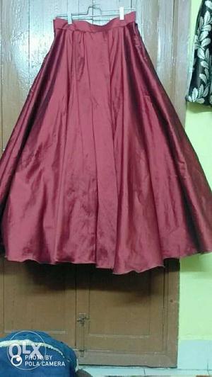 Women's Pink Long Skirt
