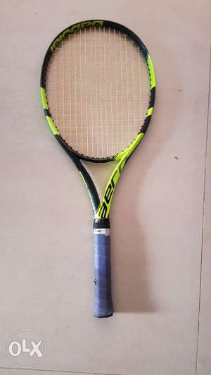 Babolat pure aero (Nadal racket) with luxilon 4g