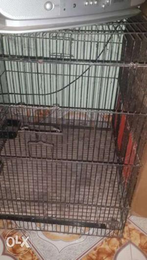 Big Size Pets Cage with 3 door opening, waste