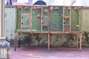 Birds Cage 3 Rooms With Door & Lock & Full Set