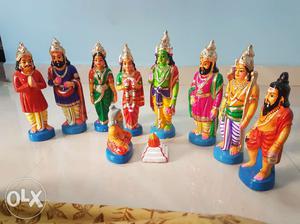 Clay Dolls - Wholesale-Sita Kalyanam Set- 10