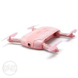 Fly drone hd camera 2mp HD 720p light pink colour
