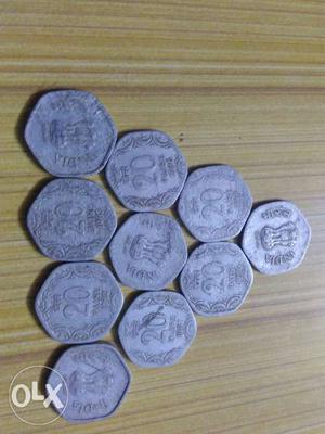 Old Twenty paise ten coin available