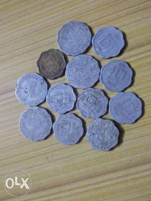 Old ten paise twelve coin availabe