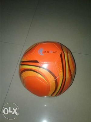 Red And Yellow Soccer Ball
