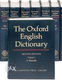 The oxford english dictionary in  vols)