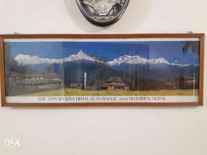 Beautiful pic of Himalayan Range in Nepal,Size:40"x14" in