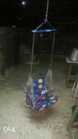 Blue And Red Swing Bucket