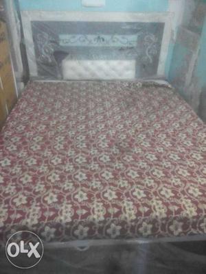 Double bed with mattress brand new for 6.3 feet men