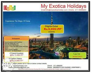 Holiday packages