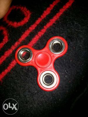 Red colour fidget spinner