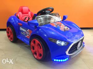 Toddler's Black And Blue Ride-on Convertible Toy