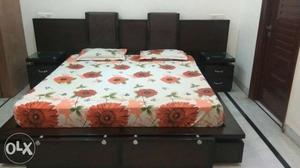 White, Green, And Red Floral Mattress