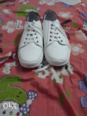 White sneakers not used buy yestaday only