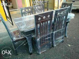 A brand new 6 seaters dining set free delivery all