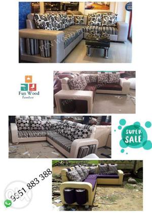 Brand new corner sofa with with warranty selling