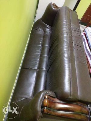 Cushion Rexin Sofa, (75w x 32d x 30h) & (40w x