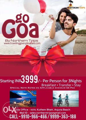 Go Goa By Northern Trips Including Stay + Food +