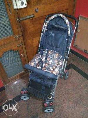 Infanto brand used baby stroller, less used and