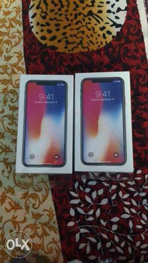 IphoneX 256gb black new USA LL Series with 1 year