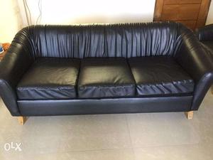 Italian Leather 6 seater sofa