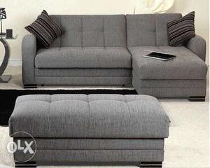 New Gray Fabric sectional Sofa